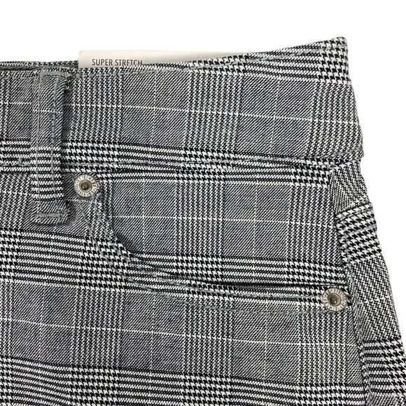 American Eagle Plaid Hi-Rise Super Stretch Mini Skirt size 4 Long NEW - Picture 7 of 11